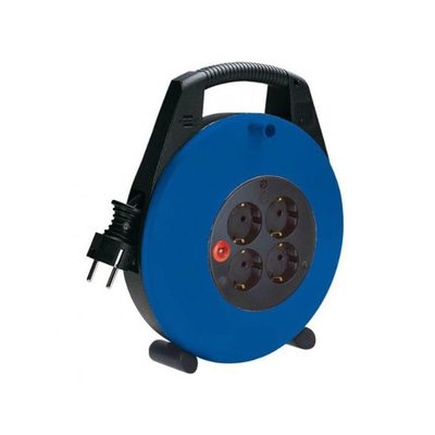 Удлинитель на катушке с ручкой Brennenstuhl Vario-Line, кабель 10 м, 4 розетки (1103466)
